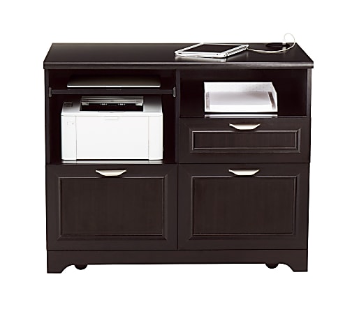 Realspace Plank 30 H x 26 1116 W x 15 1116 D Storage CabinetPrinter Stand  Coastal Oak - Office Depot