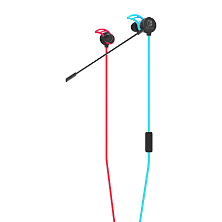 Nintendo Switch HORI Gaming Earbuds Pro RedBlue 873124007534