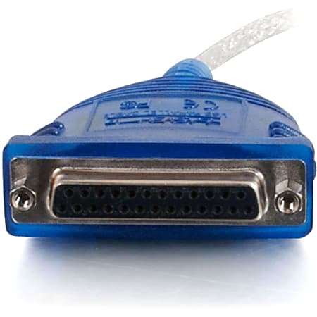 C2G 6ft USB to DB25 Parallel Printer Adapter Cable RJ 45 110 punchdown ...