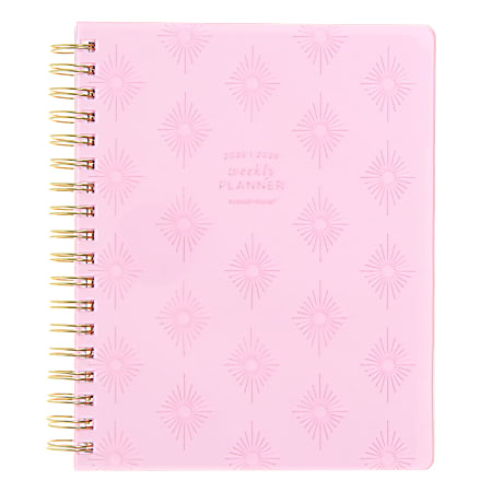 2025-2026 Russell & Hazel Weekly/Monthly Planner, 7-5/8” x 9-1/2”, Blush, July 2025 To June 2026, 103358