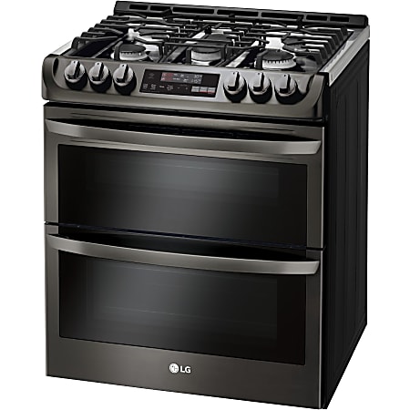 LG LTG4715BD Gas Range - 30"  - Black Stainless Steel