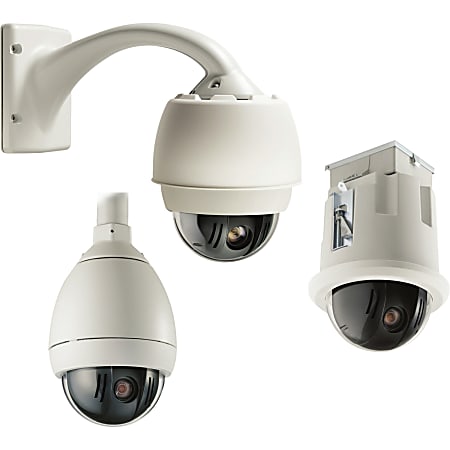 Bosch AutoDome VG5-161-CT0 Surveillance Camera - 1 Pack - 5x Optical - CCD - Ceiling Mount