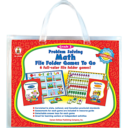 Carson-Dellosa File Folder Games To Go®, Problem Solving Math, 2