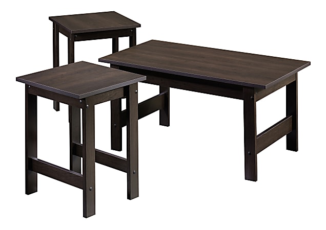 Sauder® Beginnings 3-Piece Coffee Table Set, Cherry