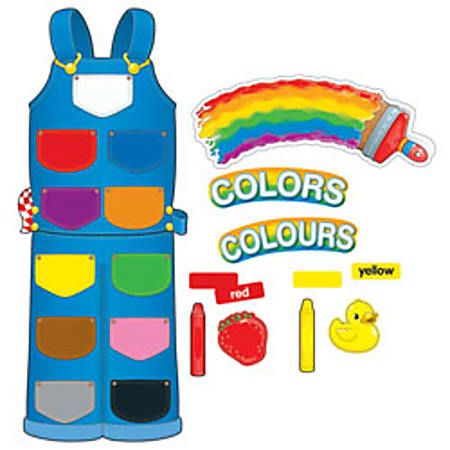 Carson-Dellosa Bulletin Board Set, Color Overalls