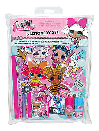 Lol doll stationery best sale