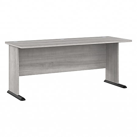 Bush® Business Furniture Studio A 72"W Computer Desk, Platinum Gray, Standard Delivery