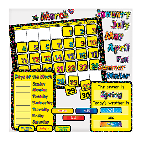 Creative Teaching Press Poppin' Patterns Calendar Set