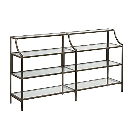Sauder® International Lux Console Table, 32-11/16”H x 59-3/8”W x 13-3/16”D, Bronze