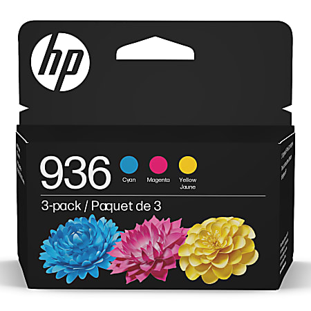 HP 936 Standard Yield CMY Original Ink Cartridge 3-Pack