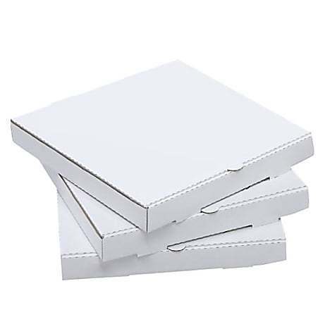 Pizza Boxes, 12", White, Carton Of 50