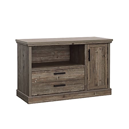 Sauder® Aspen Post Credenza-Style 47"W x 19"D Lateral File Cabinet, Pebble Pine
