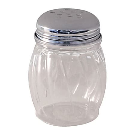 Tablecraft Plastic Cheese Shaker, 6 Oz, Clear