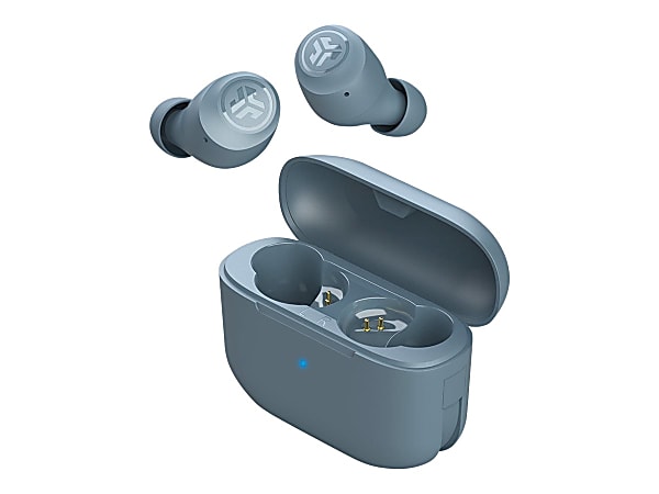 JLab Audio Go Air POP True Wireless Earbuds With Microphone Slate Office Depot