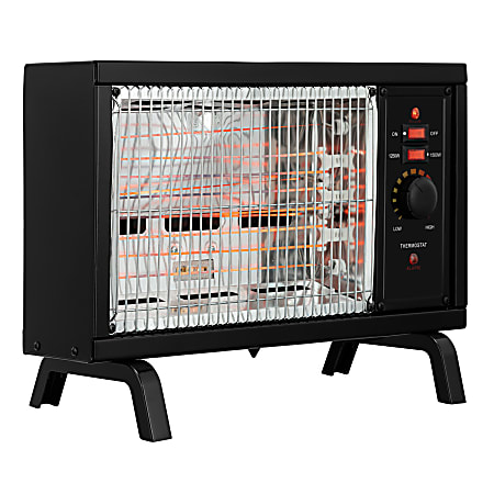 Comfort Glow® 5,120-BTU Portable Electric Radiant Space Heater, Black, ERH175