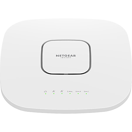 Netgear Business WAX630 Tri Band IEEE 802.11 a/b/g/n/ac/ax/i 6 Gbit/s Wireless Access Point - Indoor - WAX630PA100NAS