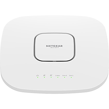 Netgear Business WAX630 Tri Band IEEE 802.11 a/b/g/n/ac/ax/i 6 Gbit/s Wireless Access Point - Indoor - 2.40 GHz, 5 GHz - Internal - MIMO Technology - 1 x Network (RJ-45) - 2.5 Gigabit Ethernet - Wall Mountable, Ceiling Mountable