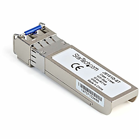 StarTech.com HPE J9151D Compatible SFP+ Module 10GBASE-LR 10GE Gigabit Ethernet SFP+ 10GbE Single Mode (SMF) Fiber Optic Transceiver 10km - J9151DST