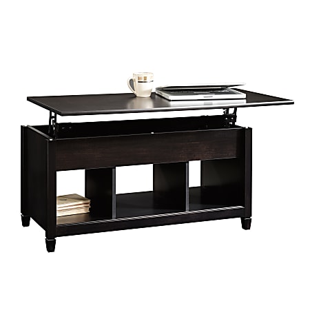 Sauder® Edge Water Lift-Top Coffee Table, Estate Black