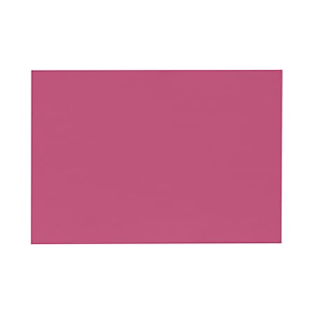 LUX Mini Flat Cards, #17, 2 9/16" x 3 9/16", Magenta Pink, Pack Of 500