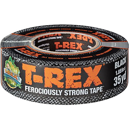 T-REX Duct Tape - 35 yd Length x 1.88" Width - 1 Each - Black