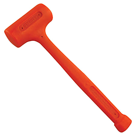 Compo-Cast® Standard Head Soft Face Hammer, 10 oz Head, 1.20 in Diameter, Orange