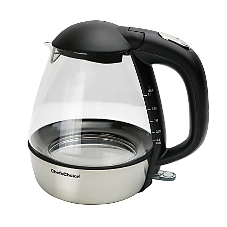 Krups 1.5L Cool Touch Stainless Steel Electric Kettle - Black