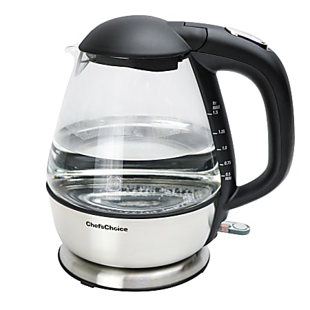 Chef's choice cordless electric glass kettle sales