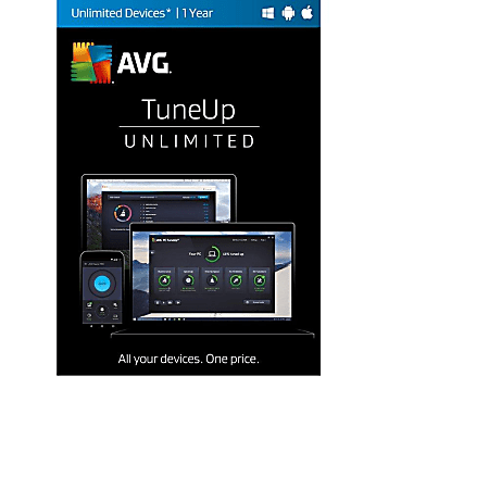 AVG TuneUp 2017, Unlimited 1 Year, Download Version
