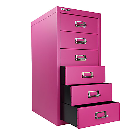 6 Drawer File Cabinet Fuchsia