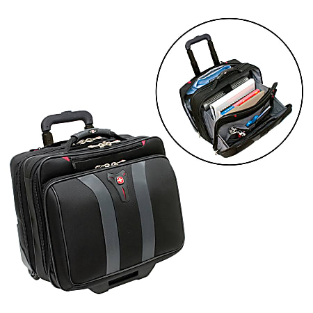 Wenger® GRANADA 17" Wheeled Laptop Case, Black