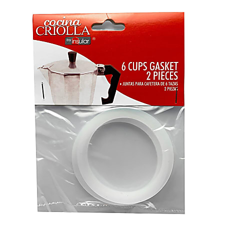 Cocina Criolla Replacement Gaskets, White, Total Qty 2