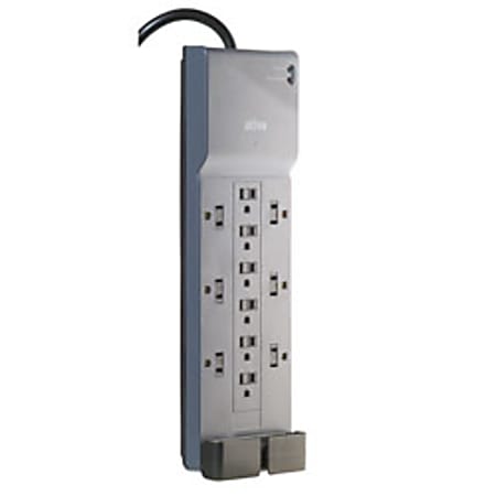 Ativa® 12-Outlet Surge Protector With Telephone/DSL/Coax Protection, 8' Cord, 3940 Joules
