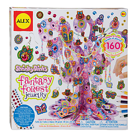 Alex Toys Shrinky Dinks Fantasy Forest Jewelry Kit Kids Art and Craft  Activity - Shrinky Dinks Fantasy Forest Jewelry Kit Kids Art and Craft  Activity . shop for Alex Toys products in