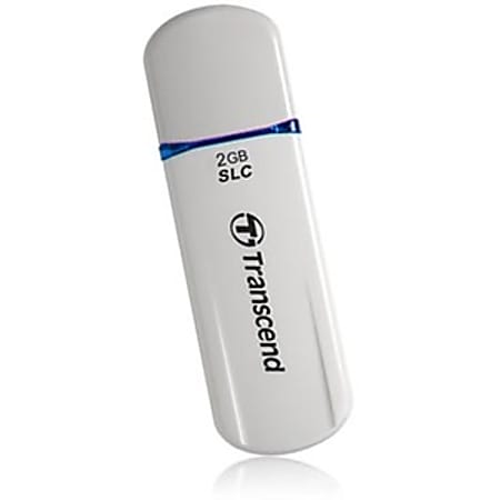 Transcend JetFlash 170 - USB flash drive - 2 GB - USB 2.0 - smooth white