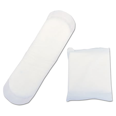 HOSPECO Maxithins Sanitary Pads Pack Of 250 - Office Depot