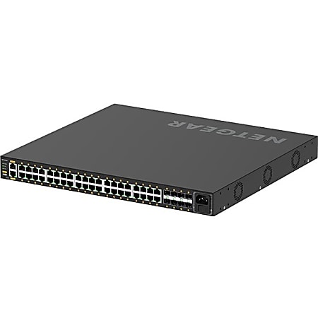 Netgear M4250-40G8F-PoE+ AV Line Managed Switch - 40 Ports - Manageable - 3 Layer Supported - Modular - GSM4248P100NAS