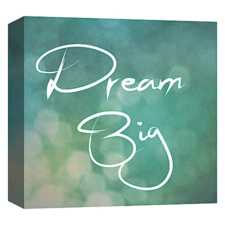 PTM Images Framed Art, Dream Big, 12"H x 12"W