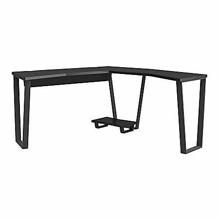 Ameriwood™ Home NTense Genesis 72"W L-Shaped Gaming Computer Desk, Black