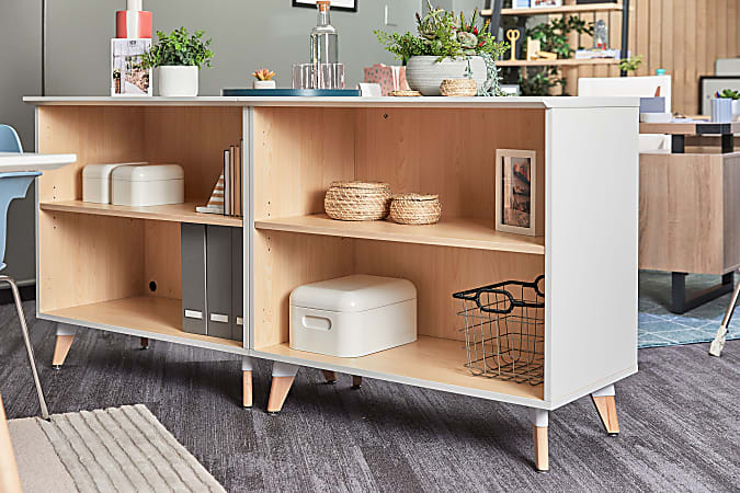 Safco Resi Open Storage Cabinet 33 34 H x 36 W x 19 78 D Designer