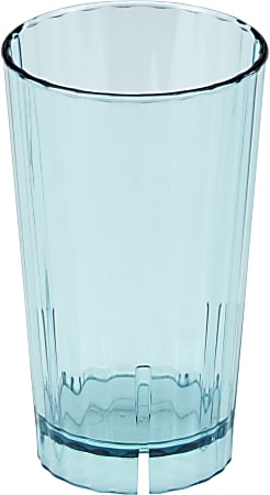 Cambro Huntington Camwear Tumblers, 12 Oz, Azure Blue, Pack Of 36 Tumblers