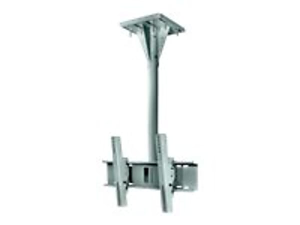 Peerless Wind Rated I-beam Tilt Mount ECMU-04-I - Mounting kit (ceiling mount, wall plate, universal mount, vertical bracket, I-beam adapter base) for LCD / plasma panel - cold-rolled steel - black - screen size 32"-65"