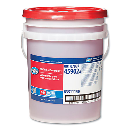 Luster Professional All-Temp Rinse Additive, Mild Scent, 5 Gallon Pail