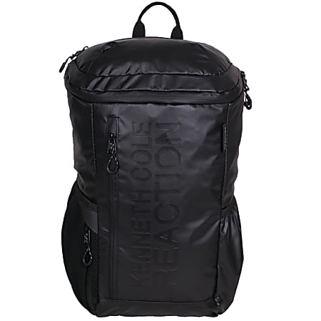 Kenneth Cole Reaction Top Loader Backpack With 15 Laptop Pocket Black Office Depot