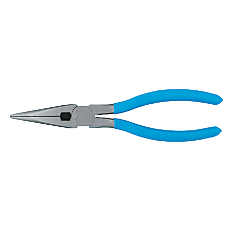 Long Nose Pliers, Straight Needle Nose, High Carbon Steel, 7 1/2 in