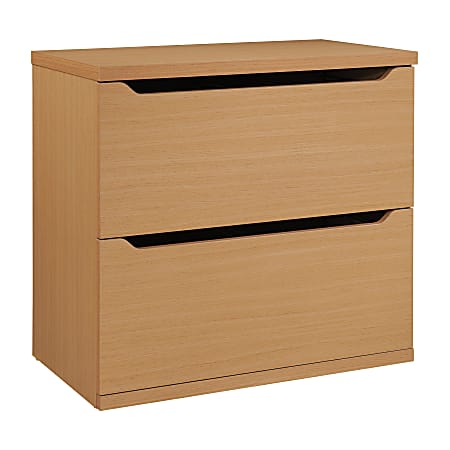 Office Star™ Denmark 2-Drawer 30-1/4"W x 17"D Lateral File Cabinet With Lockdowel™ Fastening System, Natural