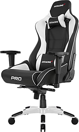 AKRacing Master Pro Luxury XL Gaming Chair White Office Depot