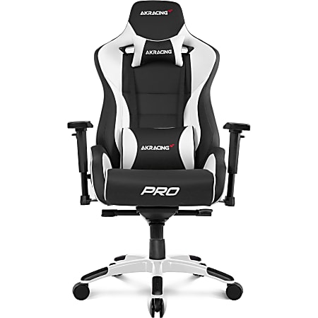 AKRacing Master Pro Luxury XL Gaming Chair White Office Depot