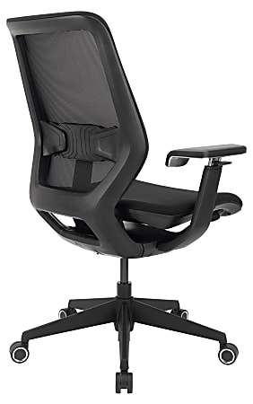 Mid Back Office Chair with Lumbar Support : 125-5C-51A20R-19AB