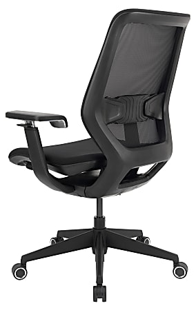 Mid Back Office Chair with Lumbar Support : 125-5C-51A20R-19AB